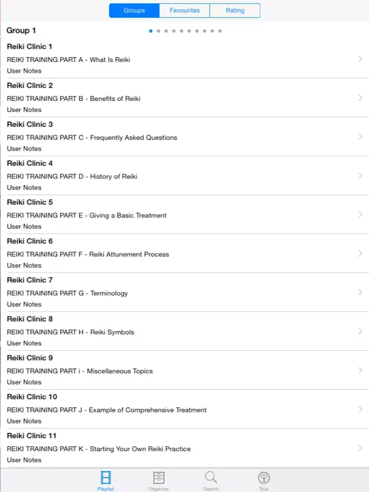 Reiki Clinic iPad  Screenshots