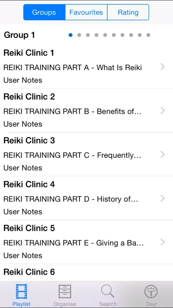 Reiki Clinic Screenshots