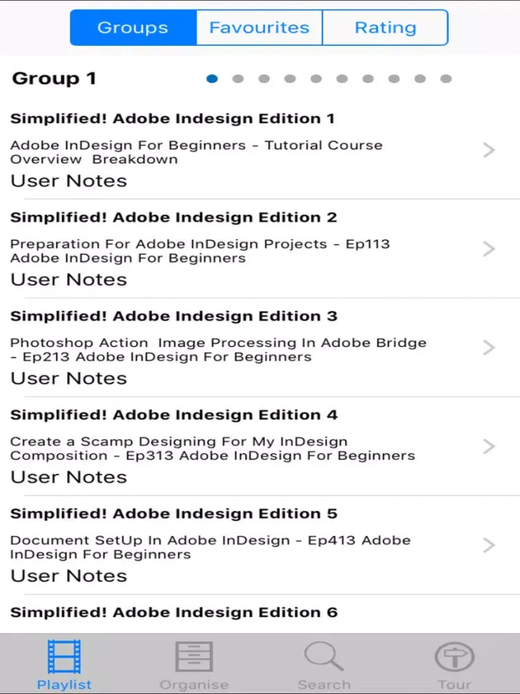 Simplified Guides For Adobe Indesign iPad 应用截图