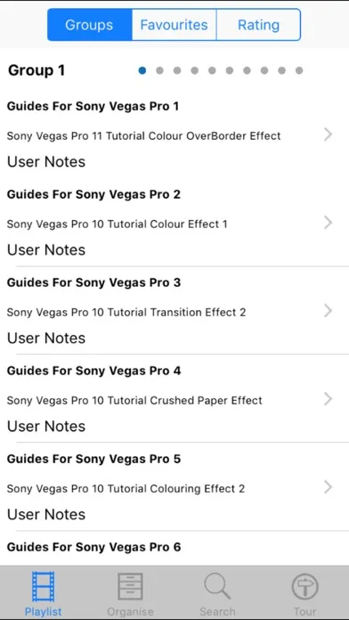 Capturas de tela do Video Guides For Sony Vegas Pro