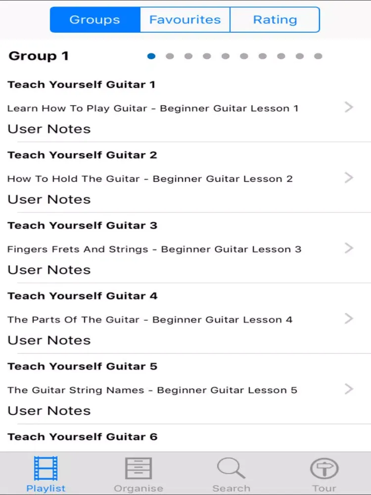 Teach Yourself Guitar iPad Screenshots