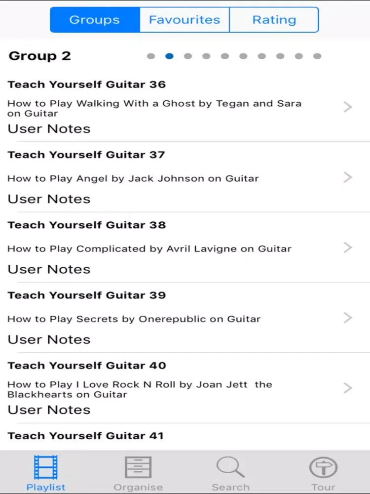Teach Yourself Guitar iPad Screenshots