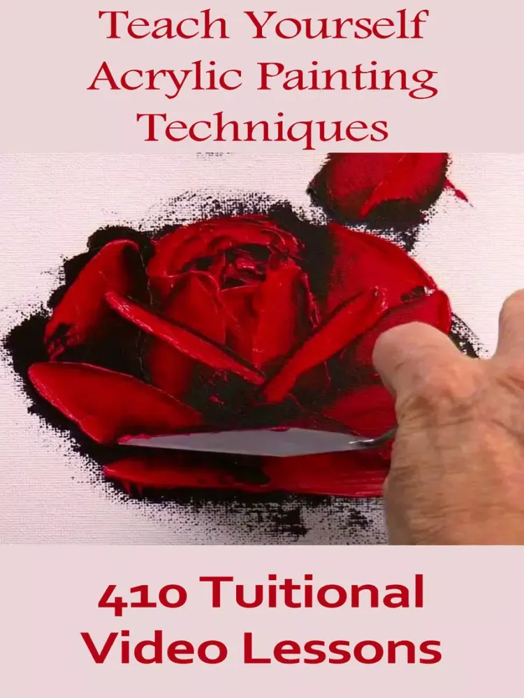 Capturas de tela do Teach Yourself Acrylic Painting Techniques iPad 