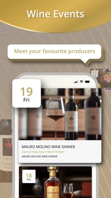 Capturas de tela do Watson's Wine