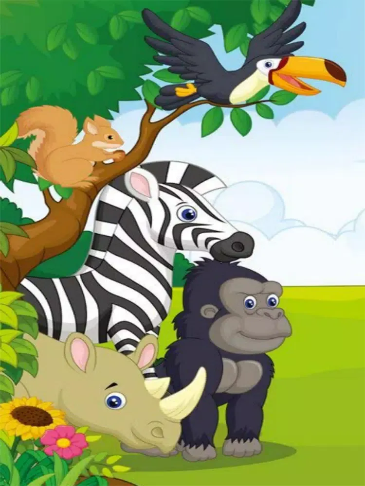 تصاویر اصوات الحيوانات صوت وصورة iPad 