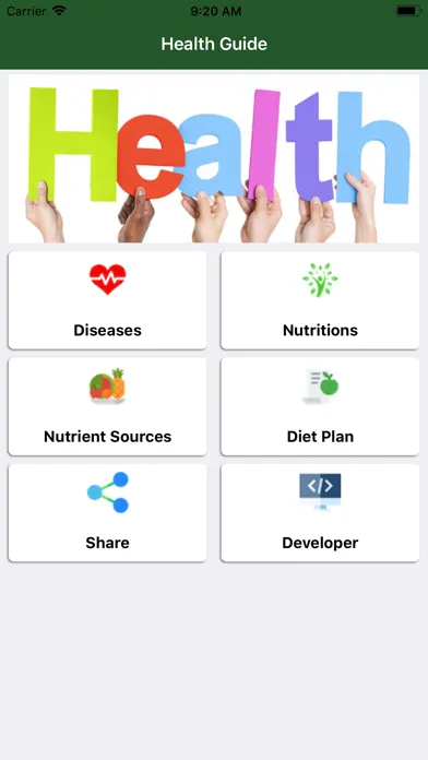 Health & Nutrition Guide স্ক্রিনশট