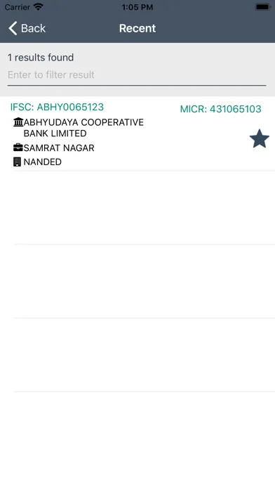 IFSC Finder Ekran Görüntüleri
