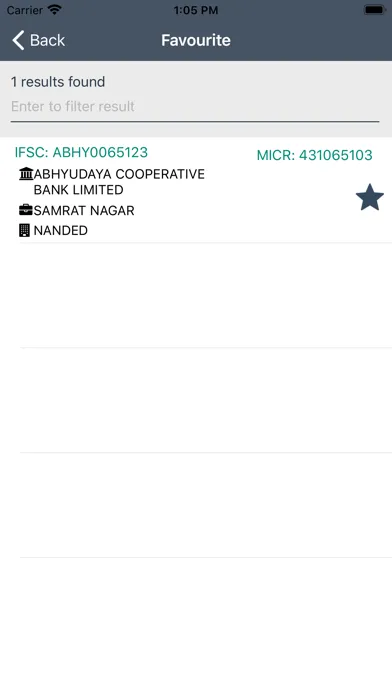 IFSC Finder Ekran Görüntüleri