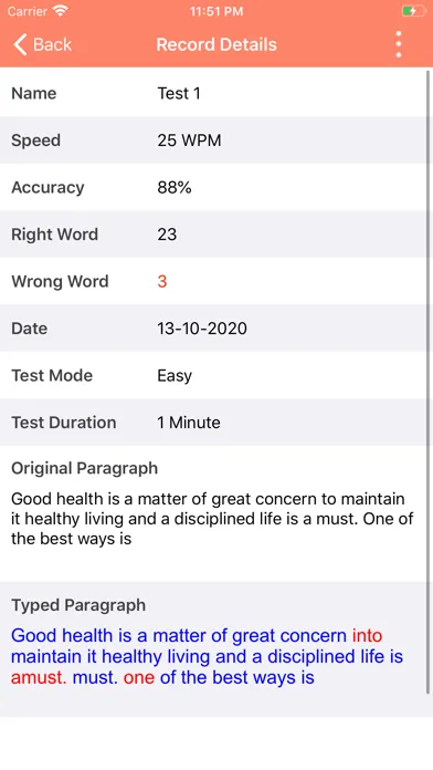 Typing Speed Test স্ক্রিনশট