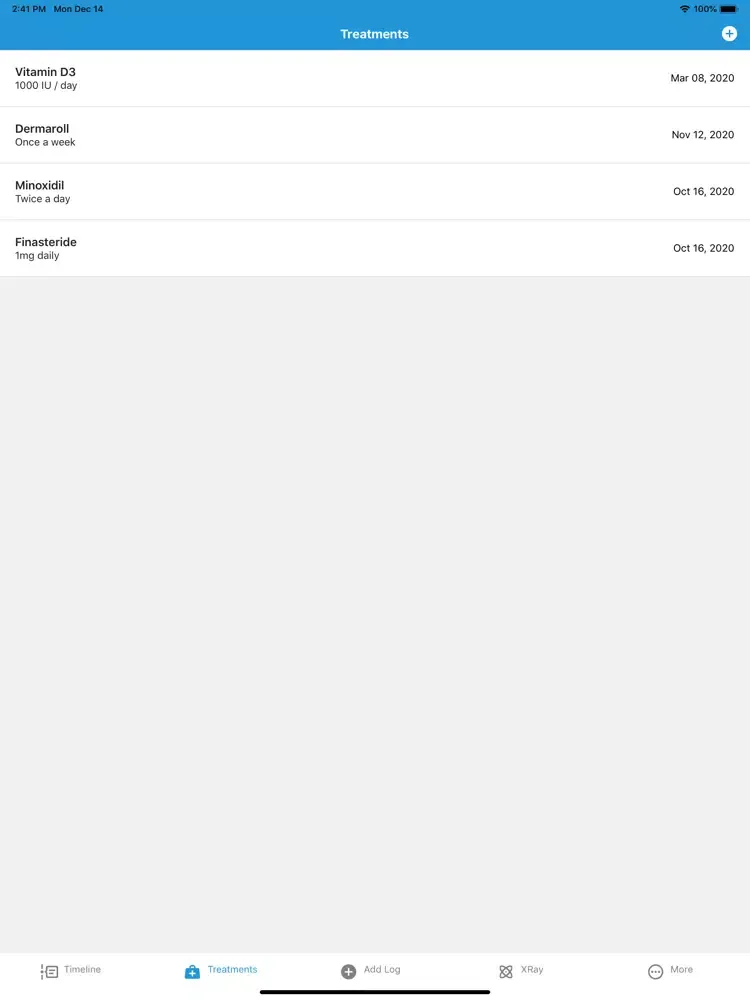 HairLog: Hair Regrowth Tracker iPad  Screenshots
