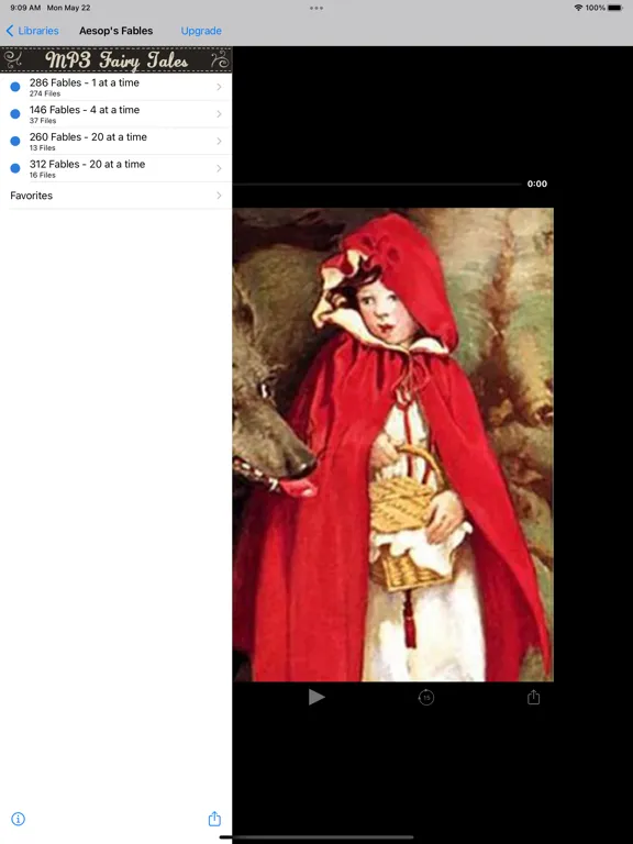 Audio Fairy Tales iPad  スクリーンショット