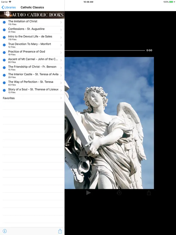 Скриншоты Audio Catholic Books iPad 