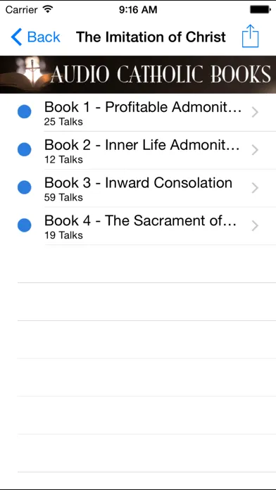 Скриншоты Audio Catholic Books