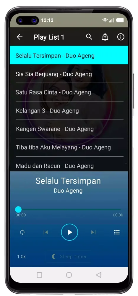 Captures d'écran de mp3 Duo Ageng enak didengar