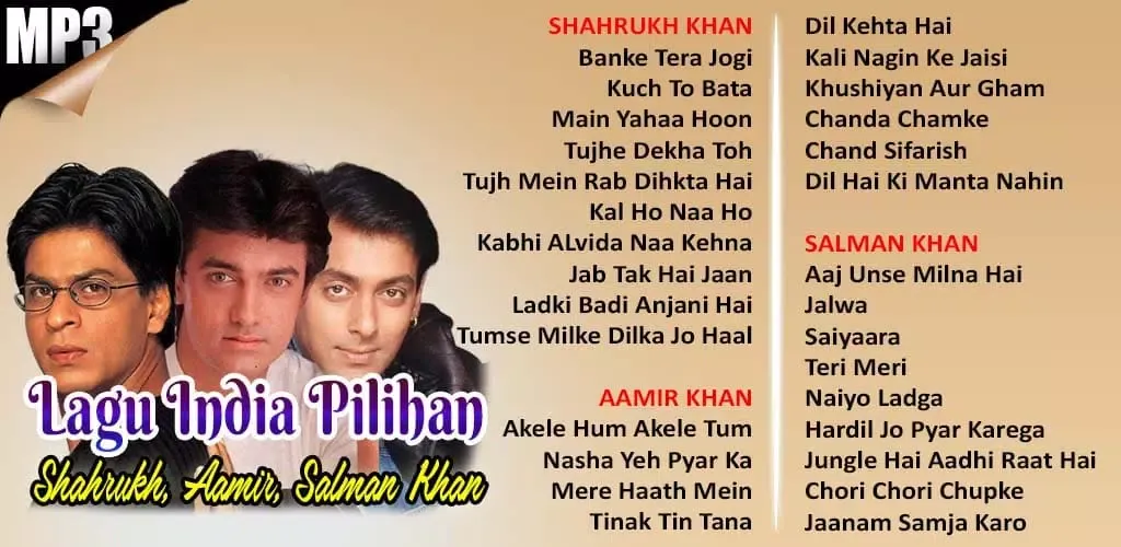 Screenshot di Lagu India Pilihan