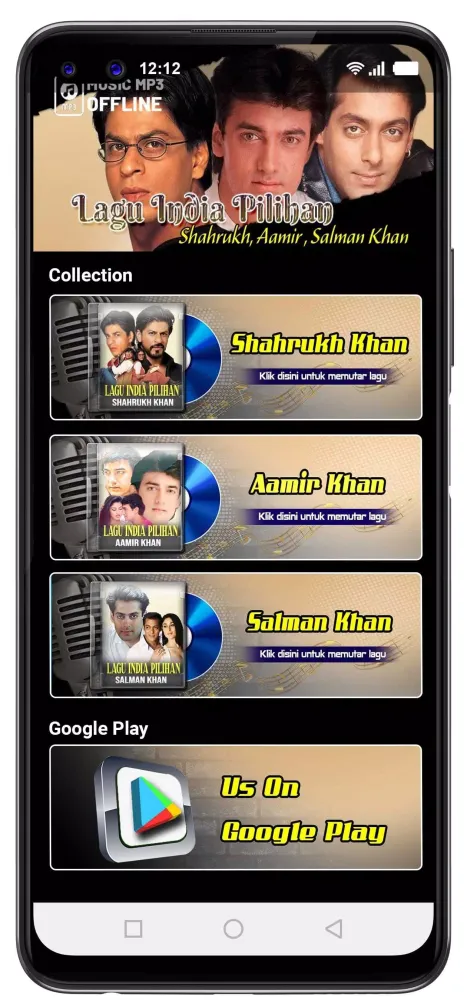 Screenshot di Lagu India Pilihan
