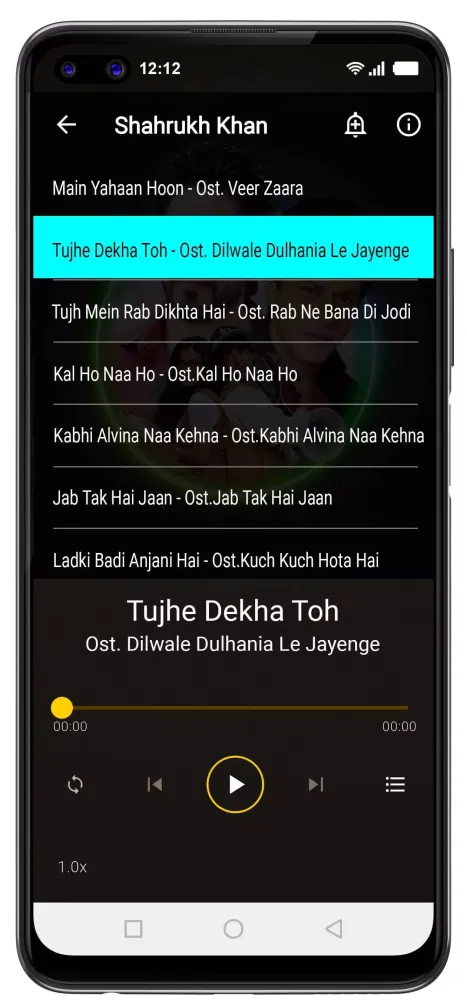 Screenshot di Lagu India Pilihan