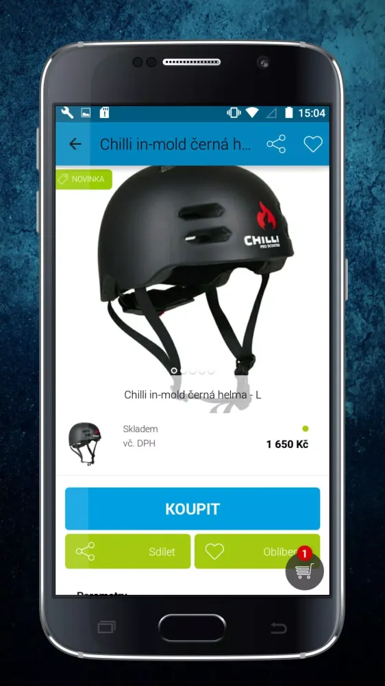 Tangkapan skrin Scootshop