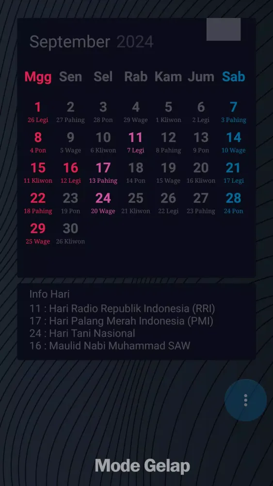 Kalender Jawa Screenshots