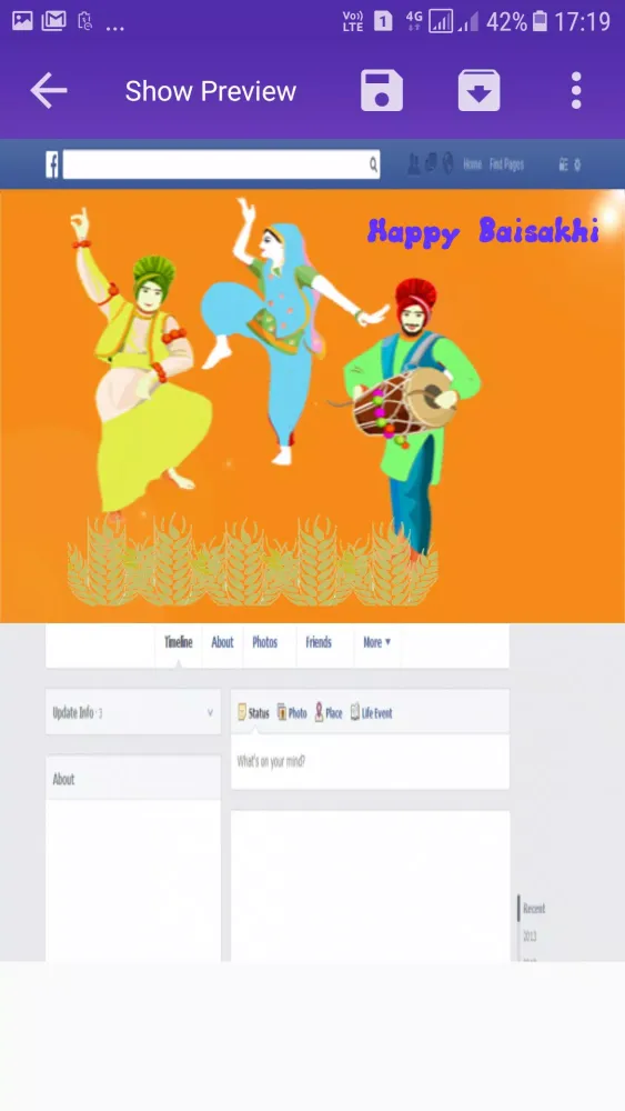 Social Media Cover Image Maker Screenshots