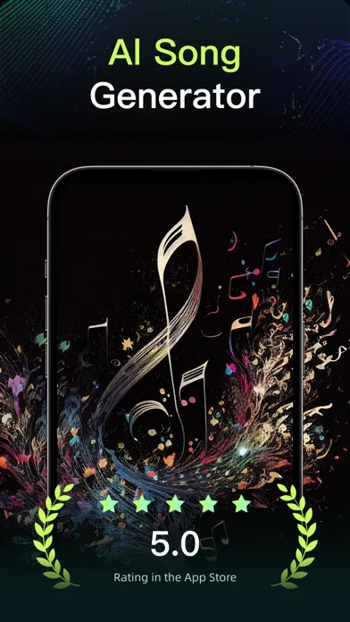 Zrzuty ekranu Music Make - AI Song Maker