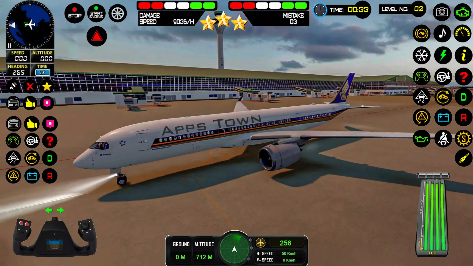Flight Simulator Pilot Game 3D Screenshots