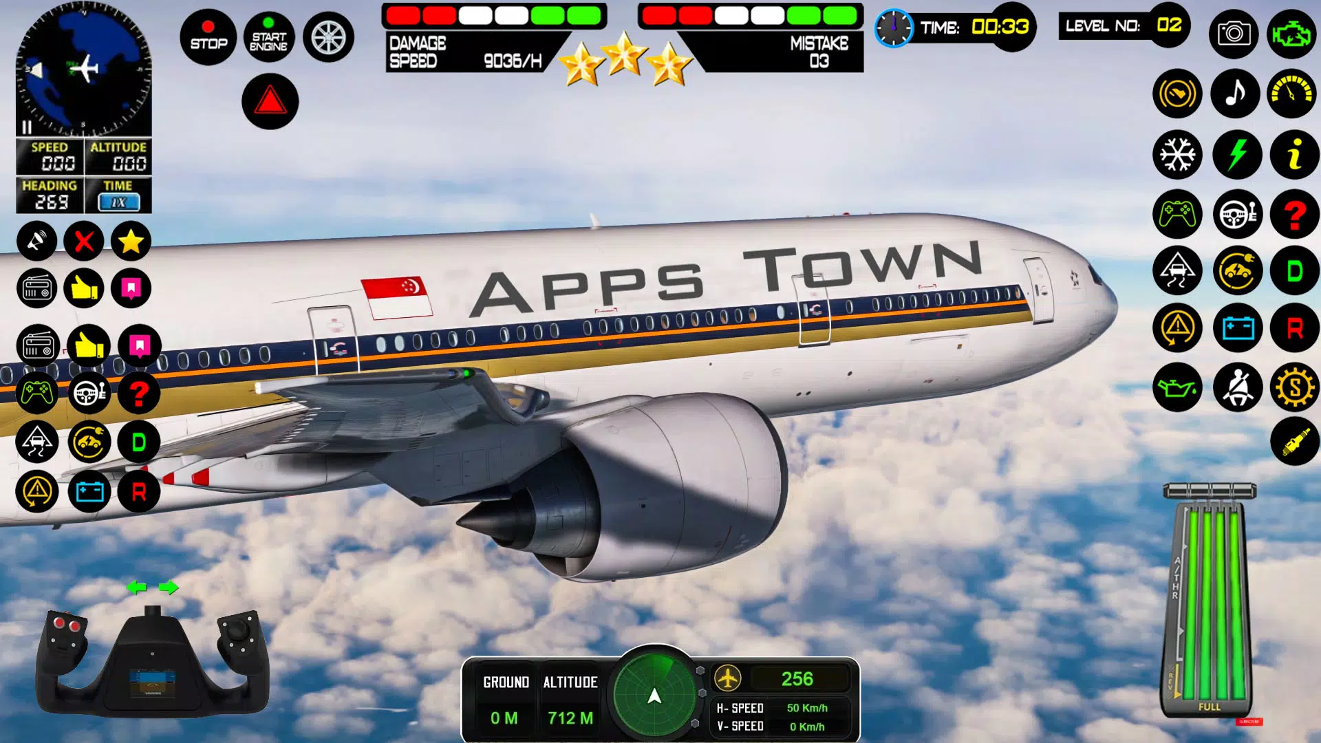 Flight Simulator Pilot Game 3D Screenshots