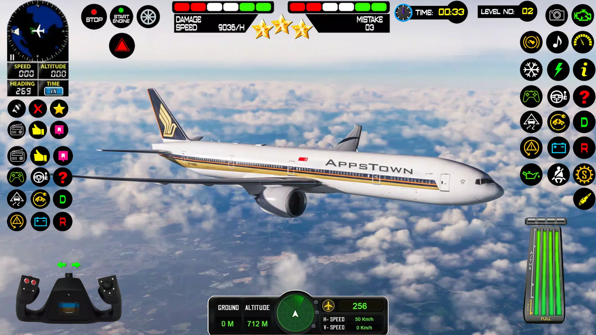 Flight Simulator Pilot Game 3D Screenshots