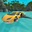 Car Water Surfing Float Race