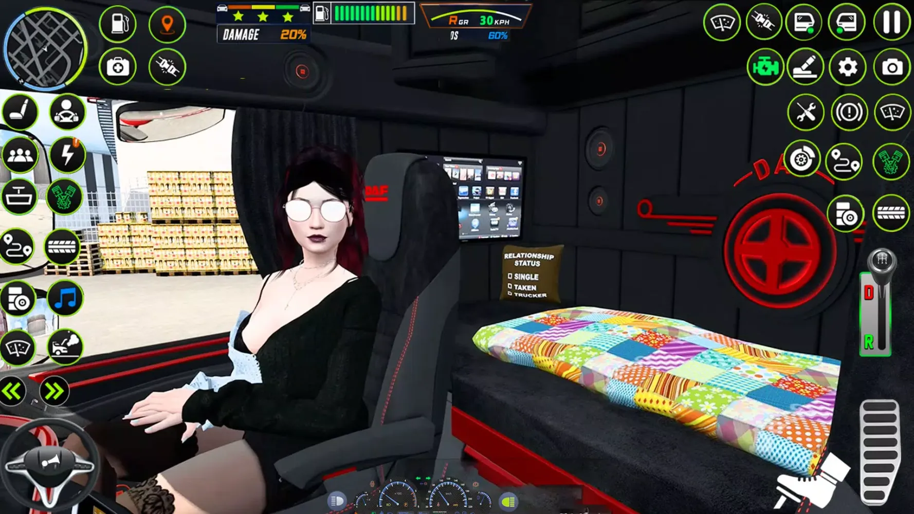 Captures d'écran de Real Truck Simulator: Truck 3D