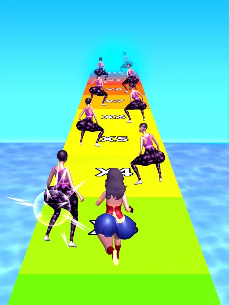 Captures d'écran de Twerk Muscle Race iPad 