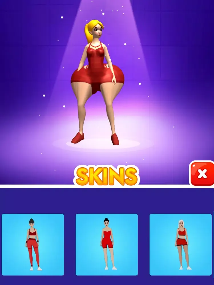 Captures d'écran de Twerk Muscle Race iPad 