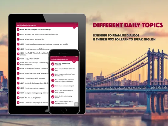 English Conversation Dialogs iPad  Ekran Görüntüleri
