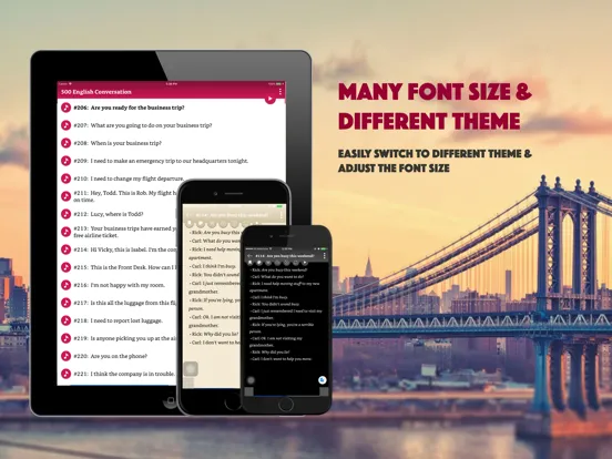English Conversation Dialogs iPad  Ekran Görüntüleri