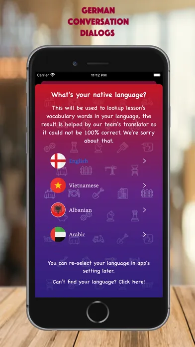 German Conversation Dialog Ekran Görüntüleri