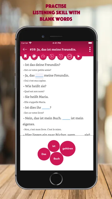 German Conversation Dialog Ekran Görüntüleri