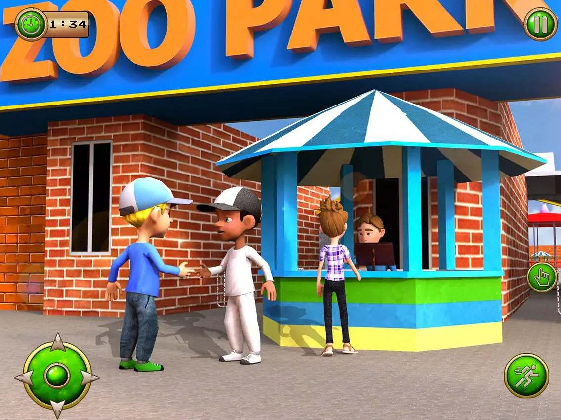 ภาพหน้าจอของ Wild Animal Virtual Zoo Park iPad 