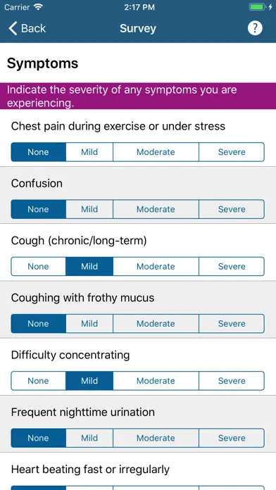 Heart Failure Manager 스크린샷