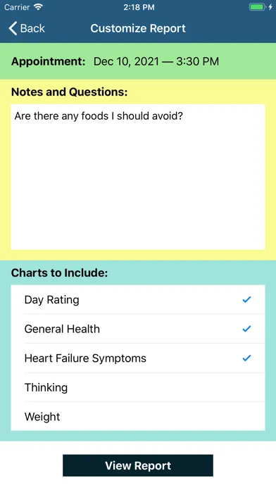 Heart Failure Manager 스크린샷