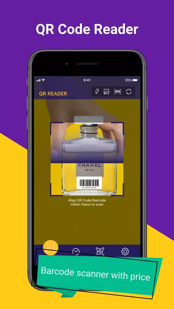 QR Reader App - Create QR code应用截图