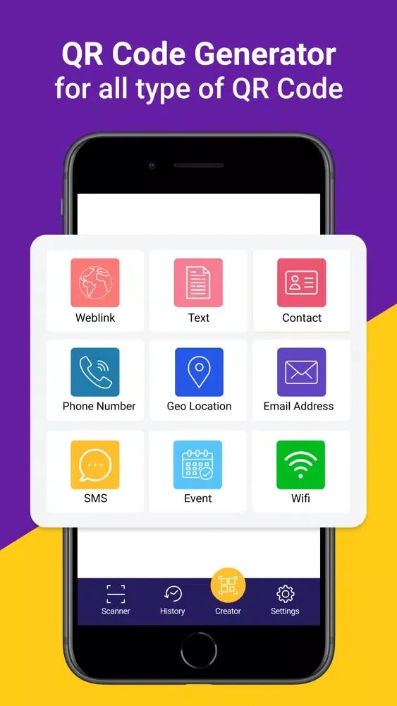 QR Reader App - Create QR code应用截图