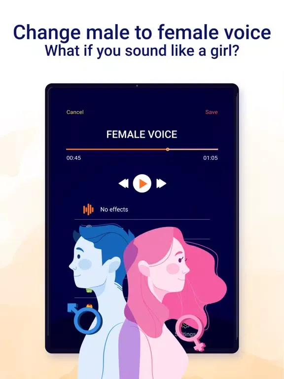 Funny Voice Change iPad  Screenshots