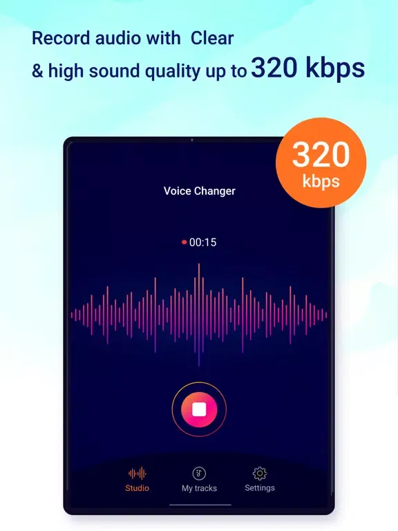 Funny Voice Change iPad  Screenshots
