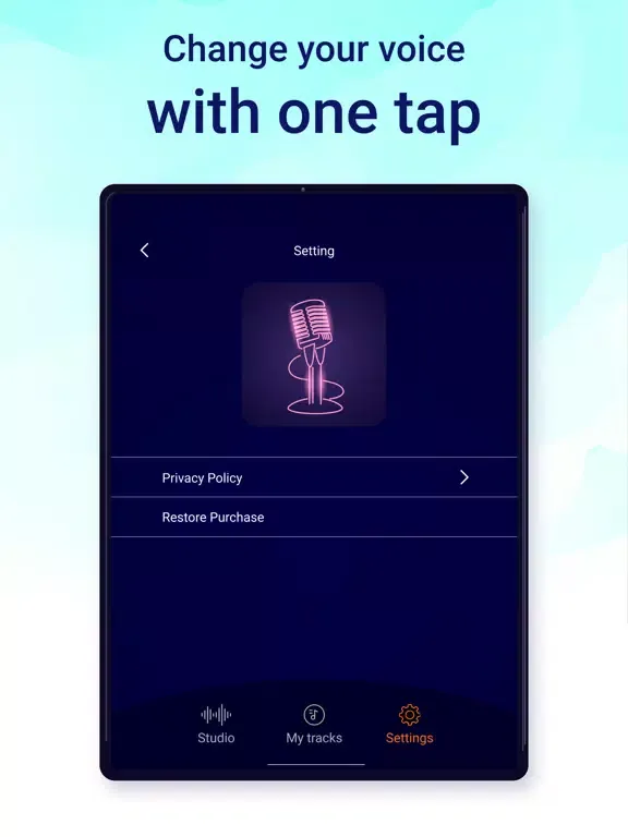 Funny Voice Change iPad  Screenshots