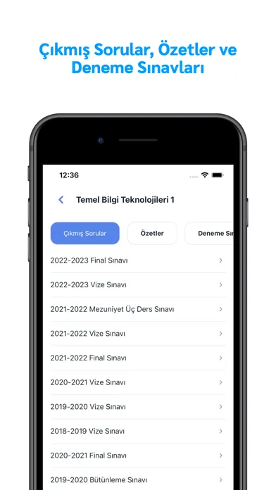 ATA-AÖF Soru Screenshots