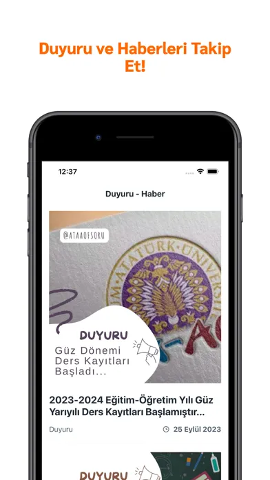 ATA-AÖF Soru Screenshots