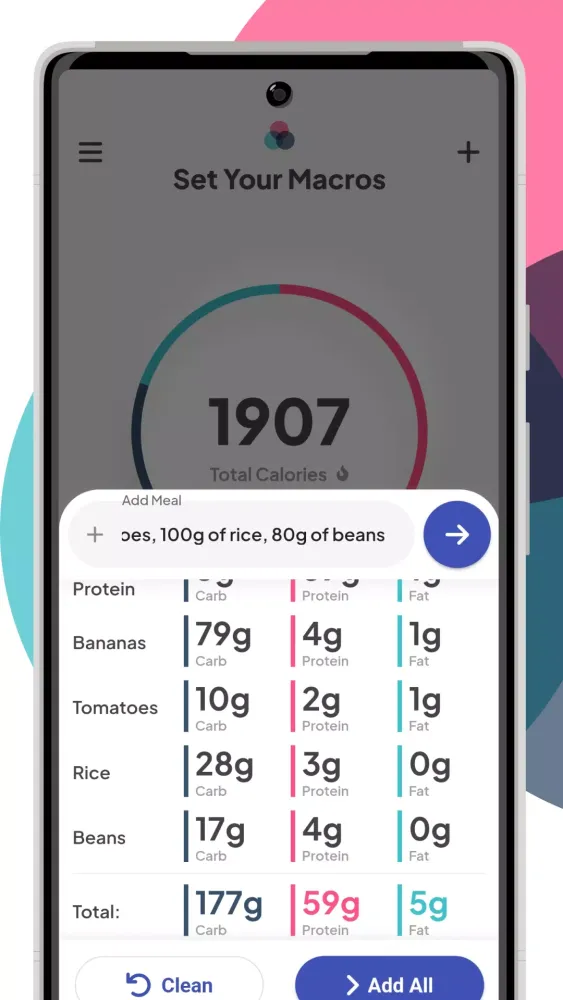 Balance - Macro Tracker Screenshots