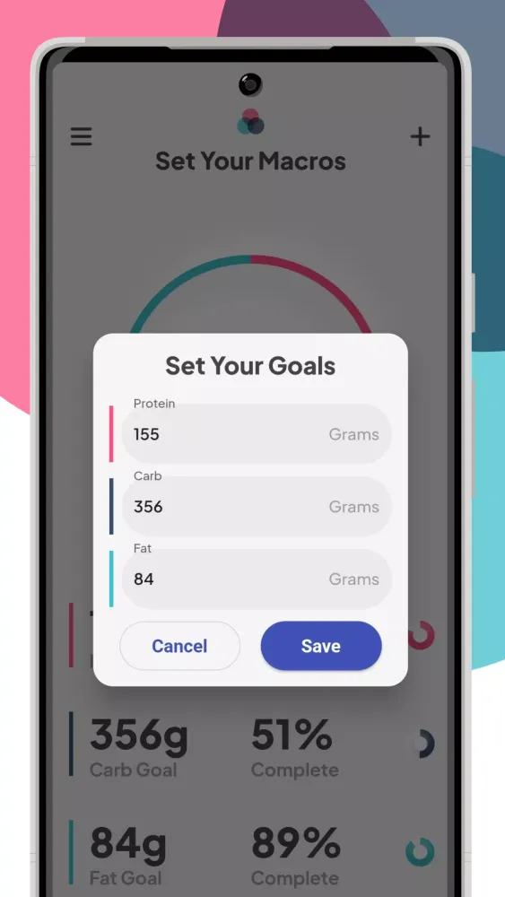 Balance - Macro Tracker Screenshots