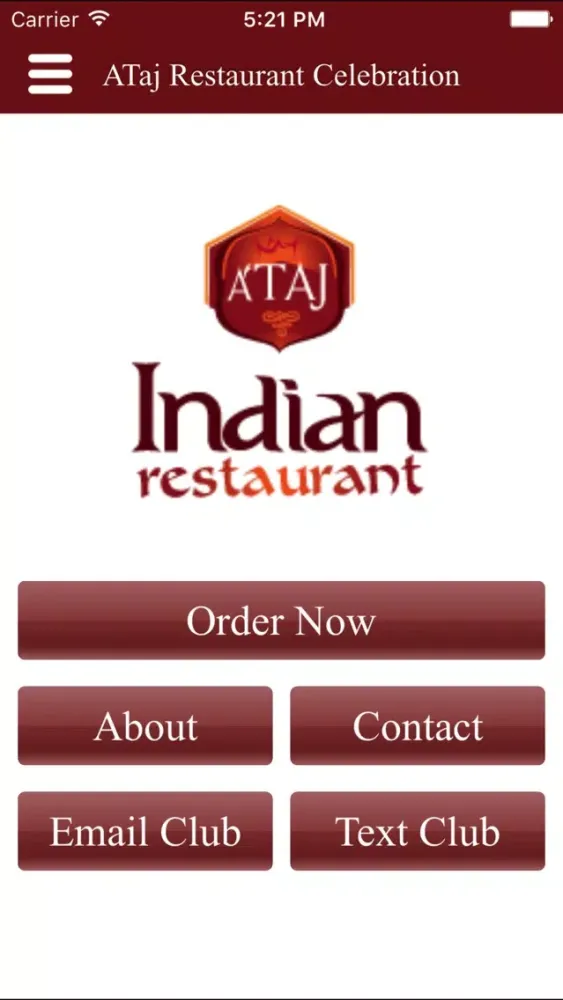 ATaj Indian Restaurant Screenshots