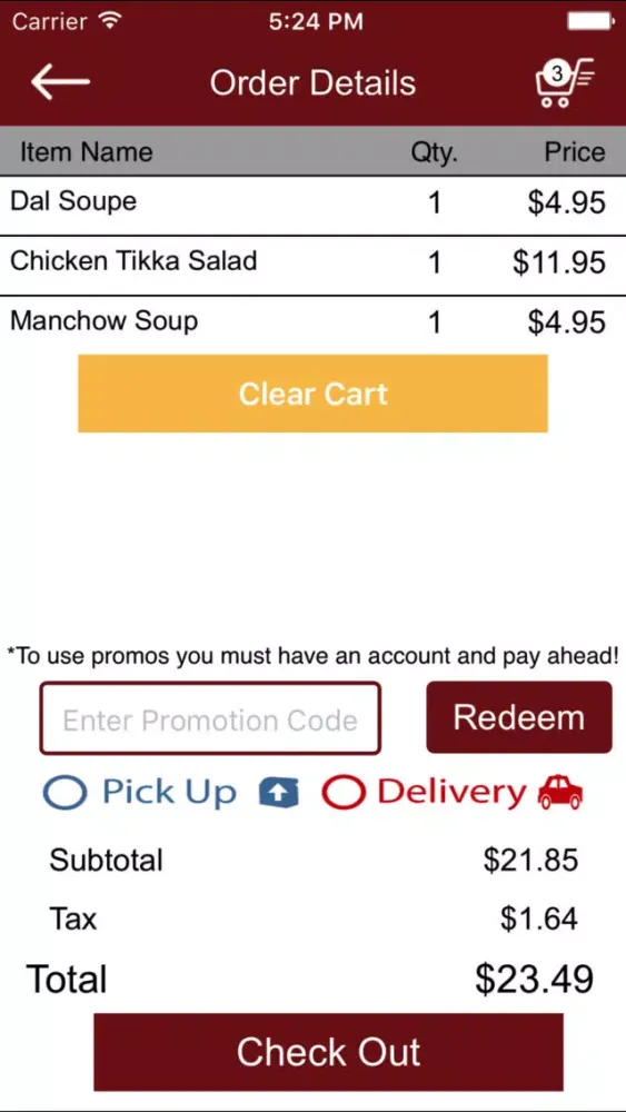 ATaj Indian Restaurant Screenshots